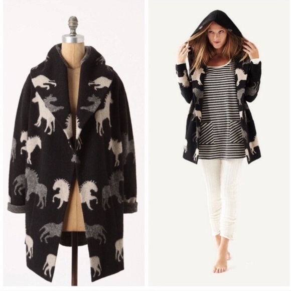Anthropologie Sweaters - Field Flower Horse Dressage Sweater Jacket Anthro